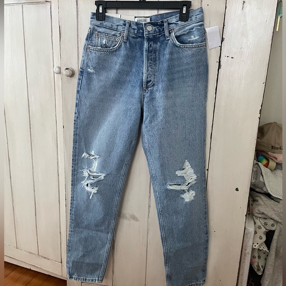 Agolde Fen High Rise Relaxed Taper in Wander NWT NBW - Picture 6 of 10